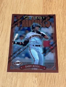 BARRY BONDS 1996 Topps Finest # 240 franchigie con rivestimento protettivo - Foto 1 di 2