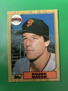1987 Topps Tiffany Roger Mason San Francisco Giants #526 - Picture 1 of 2