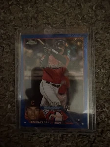 2023 Topps Chrome Logofractor Edition - Bo Naylor #54 Blue Refractor /150 (RC) - Picture 1 of 2