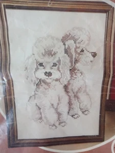 De Colección Paragon Needlecraft Caniche Perros Punto de Cruz Kit Abierto Patrón Hilo Diagrama - Imagen 1 de 7