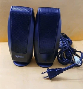 Logitech S120 Computer Stereo Lautsprecher getestet und funktionieren - Bild 1 von 2