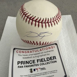 Prince Fielder signed handsigniert OMLB Baseball Fanatics MLB COA Brewers Rangers - Bild 1 von 5