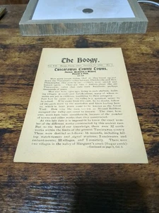 Antiguo periódico Almanaque The Boogy Tuscarawas County Ohio Farm 15 de enero de 1922 - Imagen 1 de 4