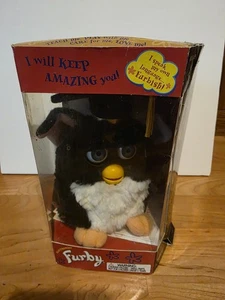 Tiger Special Limited Edition Graduation Furby Toy 1999 Works Tested Numbered - Bild 1 von 14