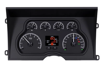 Dakota Digital 1988-94 Chevy/GMC Pickup HDX Black Analog Gauge Kit HDX-88C-PU-K - Image 1 of 4