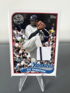 2024 Topps Serie 1 Baseball CC Sabathia Relic New York Yankees - Bild 1 von 2