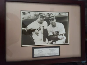 Legends of the Game Williams n DiMaggio gerahmtes Foto in tollem Zustand. - Bild 1 von 2