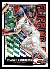 2020 Topps Big League Willson Contreras  Flipping Out FO-15 Chicago Cubs