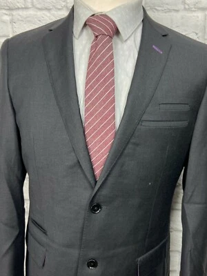 Blazer Abrigo Deportivo ENGLISH LAUNDRY Para Hombre Gris 100% Lana Talla 40L Foto 1 de 4