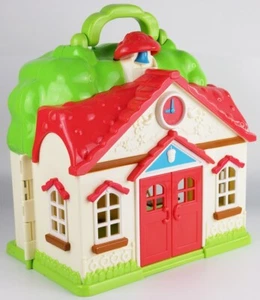 Li'l Woodzeez White Play Doll House Honeysuckle Hollow School House Play Set Toy - Picture 1 of 12