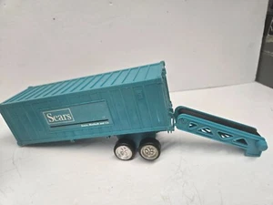 Vintage Sears Rehbock & Co. Arco Anhänger mit Arbeitsrampe Traktor Spielzeug LKW - Bild 1 von 16