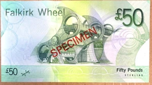 SCOTLAND 2007 SPECIMEN FIFTY 50 POUNDS UNCIRCULATED - Picture 1 of 2