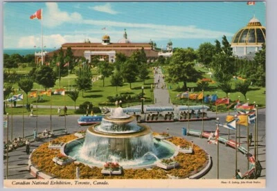 The Fountain, CNE Canadian National Exhibition, Toronto Ontario, Chrome Postcard - Image 1 of 2