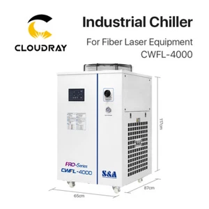 Enfriador de agua industrial de fibra Cloudray S&A CWFL-4000 para máquina de corte de fibra - Imagen 1 de 8