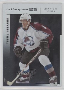 2003-04 In the Game-Used Signature Series Teemu Selanne #13 HOF