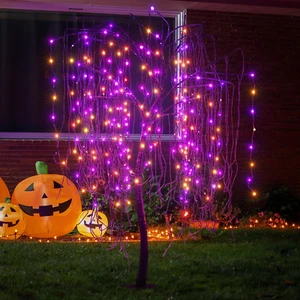 7 Feet Halloween Willow Tree, 256 LED Lights for Home, Festival, Nativity,Party, - Picture 1 of 9