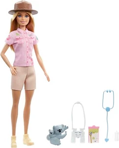 Barbie Muñeca zoológica, ropa y accesorios de juego de roles, koala - Imagen 1 de 6