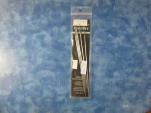 HIYAHIYA DOUBLE POINT STAINLESS STEEL 8" KNITTING NEEDLE SIZE 4 NIP G - Picture 1 of 6