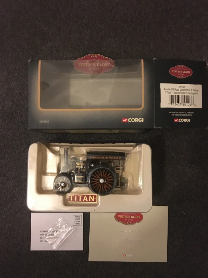 Corgi 80106 Fowler B6 Road Locomotive & Badge Titan - Image 1 of 1