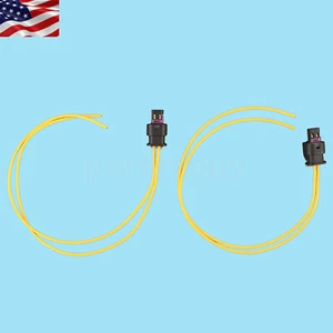 2pcs Side Marker Light Pigtail Connector For 2015-2022 Chrysler 300 300C 300S - Picture 1 of 9