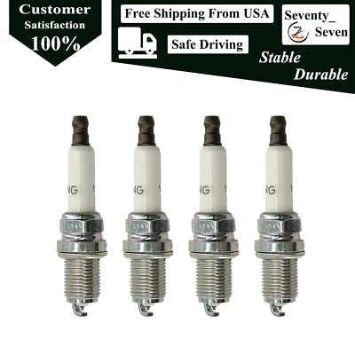 Kit de 4 bujías para Volkswagen Passat Jetta Beetle CC Eos Golf Tiguan 2,0 L Foto 1 de 4