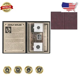 Historischer 2. Weltkrieg Drittes Reich Münzen & Scheine Set mit Album & Zertifikat enthalten - Bild 1 von 3