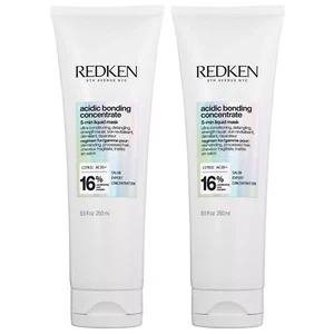 REDKEN ACIDIC BONDING CONCENTRATE 5-MINUTE LIQUID MASK 250ML X2 - Picture 1 of 3