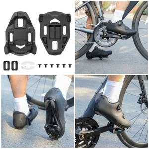 1 par de tacos de bicicleta de durabilidad antideslizantes para zapatos de ciclismo tacos profesionales - Imagen 1 de 10