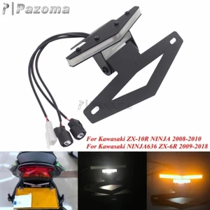 Luz trasera ordenada/guardabarros para Kawasaki Ninja ZX6R ZX636 2009-2018 Ninja ZX10R - Imagen 1 de 10
