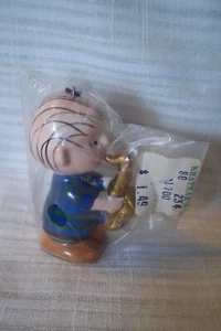 NEU Vintage Peanuts Linus Weihnachtsschmuck Figur Keramik 1952 Japan - Bild 1 von 2