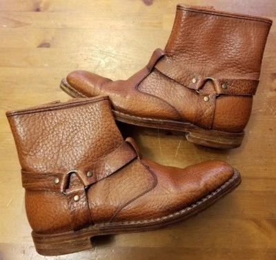 Vintage, The Bates Classics, Brown, Pebble Leather, Ankle Boots (Sz 12C) - Image 1 of 4
