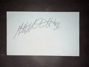 Matt Antonelli, PADRES (2008 Debut) SIGNED 3x5 Index Card (HS) - Imagen 1 de 1