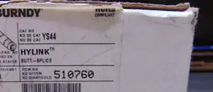 1 New Burndy YS44 510760 Copper Compression Splice 1000 kcmil 6 1/2" x 1 1/2" - Picture 1 of 2