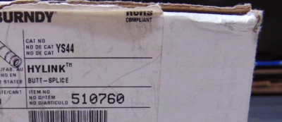 1 New Burndy YS44 510760 Copper Compression Splice 1000 kcmil 6 1/2" x 1 1/2" - Image 1 of 2