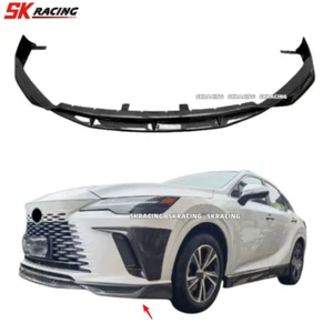 Fits 2023-2025 Lexus RX350H RX450H+ Front Bumper Lip Splitter Real Carbon Fiber - Picture 1 of 10