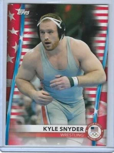 RARE 2020 TOPPS OLYMPICS KYLE SNYDER STARS CARD #30 ~ /299 ~ USA WRESTLING 2021 - Bild 1 von 2