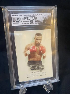 2006 Topps Allen & Ginter Mike Tyson #301 HGA 9.5 ✨GEM MINT  Boxing 🔥📈🔥 - Image 1 of 2