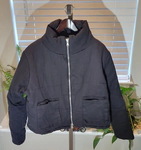MNML Black Utility Work Jacket Women's Size Medium Black - Picture 1 of 2