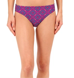 WOMENS PRANA LANI RISE BIKINI SWIM BOTTOM PURPLE FUCHSIA SUNDIAL SMALL NEW! $45 - Picture 1 of 3