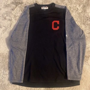 Mens Large Cleveland Indians C crewneck sweatshirt - Picture 1 of 4