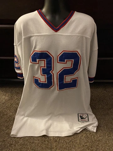 Vtg Throwback OJ Simpson #32 Buffalo Bills Mitchell & Ness Jersey Sz 52 Cover