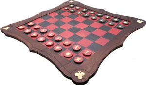 Juego de ajedrez madera 40cm - Imagen 1 de 3