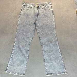 Pantalones de mezclilla Kut from the Kloth talla 14 tiro alto tobillo acampanado Kelsey FAB AB lavado claro - Imagen 1 de 9