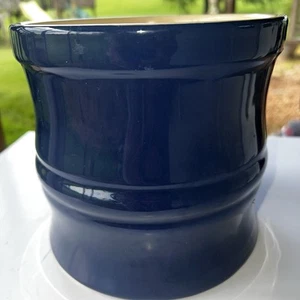 CHEFS Catalog Brand Midnight Blue Utensil Divided Crock The Best Kitchen Starts - Picture 1 of 7