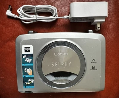 Canon SELPHY CP600 Digital Photo Thermal Printer w Power Adapter *Tested Working - Image 1 of 4