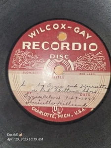 Bing Crosby/Red Skelton Shows 💥Vintage💥 Ozzie/Harriette 7" LP Recordio 1943 - Picture 1 of 5