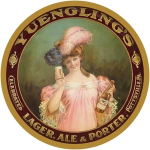 Nuevo letrero Yuengling's Beer of Pottsville, Pensilvania: 24" redondo acero EE. UU. tamaño XL - Imagen 1 de 1