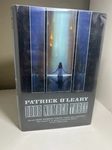 Door Number Three by Patrick O'Leary (1995, Hardcover) SIGNED 1st Edition - Picture 1 of 4
