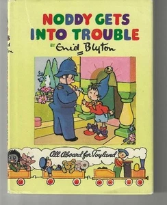 60's #08, Enid Blyton, Sampson Low 1st edition Noddy Gets into Trouble DJ - Picture 1 of 1