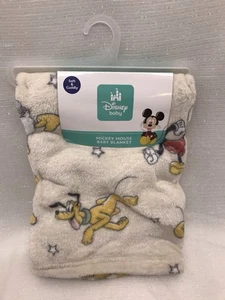 Disney Baby Mickey Mouse Baby Blanket Donald Duck Pluto Stars Plush Lovey Unisex - Picture 1 of 10